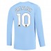 Maglia Manchester City Grealish 10 Divisa Prima 2023/24 Manica Lunga