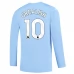 Maglia Manchester City Grealish 10 Divisa Prima 2023/24 Manica Lunga