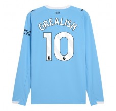 Maglia Manchester City Grealish 10 Divisa Prima 2025/26 Manica Lunga