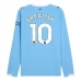 Maglia Manchester City Grealish 10 Divisa Prima 2025/26 Manica Lunga