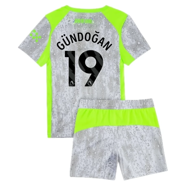 Maglia Manchester City Gündoğan 19 Bambino Divisa Terza 2025/26 Maglia Manchester City Gündoğan 19 Bambino Divisa Terza 2025/26