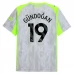 Maglia Manchester City Gündoğan 19 Divisa Terza 2025/26