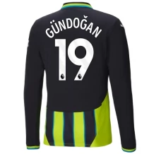 Maglia Manchester City Gündoğan 19 Divisa Trasferta 2024/25 Manica Lunga