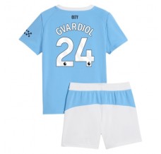 Maglia Manchester City Gvardiol 24 Bambino Divisa Prima 2025/26