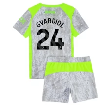 Maglia Manchester City Gvardiol 24 Bambino Divisa Terza 2025/26