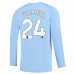 Maglia Manchester City Gvardiol 24 Divisa Prima 2023/24 Manica Lunga