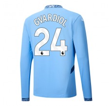 Maglia Manchester City Gvardiol 24 Divisa Prima 2024/25 Manica Lunga