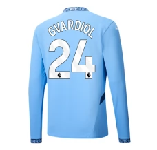 Maglia Manchester City Gvardiol 24 Divisa Prima 2024/25 Manica Lunga