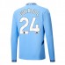 Maglia Manchester City Gvardiol 24 Divisa Prima 2024/25 Manica Lunga