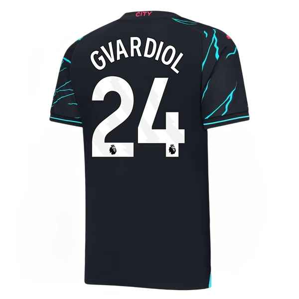 Maglia Manchester City Gvardiol 24 Divisa Terza 2023/24 Maglia Manchester City Gvardiol 24 Divisa Terza 2023/24
