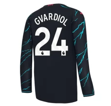 Maglia Manchester City Gvardiol 24 Divisa Terza 2023/24 Manica Lunga Maglia Manchester City Gvardiol 24 Divisa Terza 2023/24 Manica Lunga
