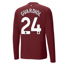 Maglia Manchester City Gvardiol 24 Divisa Terza 2024/25 Manica Lunga