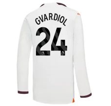 Maglia Manchester City Gvardiol 24 Divisa Trasferta 2023/24 Manica Lunga