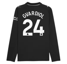 Maglia Manchester City Gvardiol 24 Divisa Trasferta 2025/26 Manica Lunga