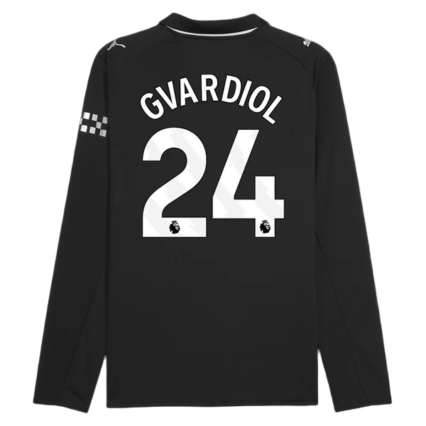 Maglia Manchester City Gvardiol 24 Divisa Trasferta 2025/26 Manica Lunga Maglia Manchester City Gvardiol 24 Divisa Trasferta 2025/26 Manica Lunga