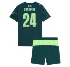 Maglia Manchester City Gvardiol 24 Kit Gara Home Bambino Fourth 2025/26
