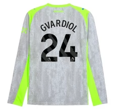 Maglia Manchester City Gvardiol 24 Kit Gara Third 2025/26 Maniche Lunghe
