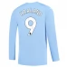 Maglia Manchester City Haaland 9 Divisa Prima 2023/24 Manica Lunga