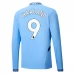 Maglia Manchester City Haaland 9 Divisa Prima 2024/25 Manica Lunga