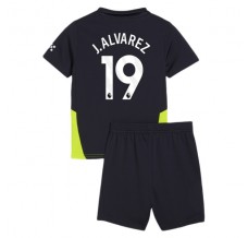 Maglia Manchester City J.Alvarez 19 Bambino Divisa Trasferta 2024/25