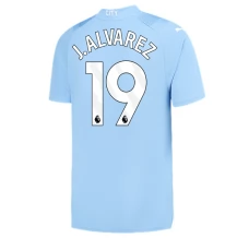 Maglia Manchester City J. Alvarez 19 Divisa Prima 2023/24