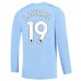 Maglia Manchester City J. Alvarez 19 Divisa Prima 2023/24 Manica Lunga