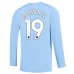 Maglia Manchester City J. Alvarez 19 Divisa Prima 2023/24 Manica Lunga