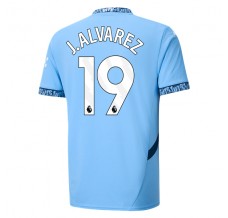 Maglia Manchester City J. Alvarez 19 Divisa Prima 2024/25