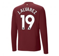 Maglia Manchester City J.Alvarez 19 Divisa Terza 2024/25 Manica Lunga