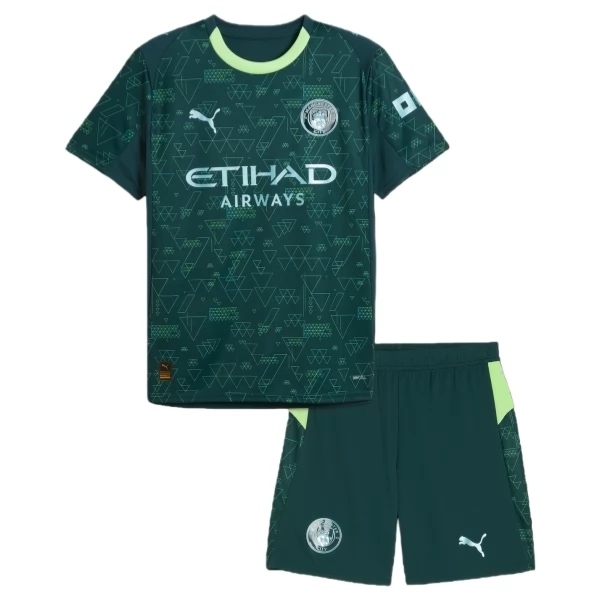 Maglia Manchester City Kit Gara Home Bambino Fourth 2025/26 Maglia Manchester City Kit Gara Home Bambino Fourth 2025/26