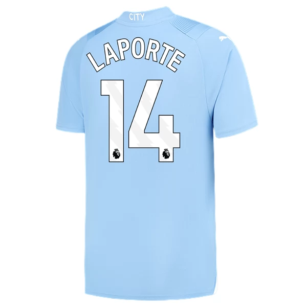 Maglia Manchester City Laporte 14 Divisa Prima 2023/24 Maglia Manchester City Laporte 14 Divisa Prima 2023/24