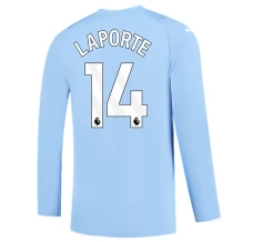 Maglia Manchester City Laporte 14 Divisa Prima 2023/24 Manica Lunga