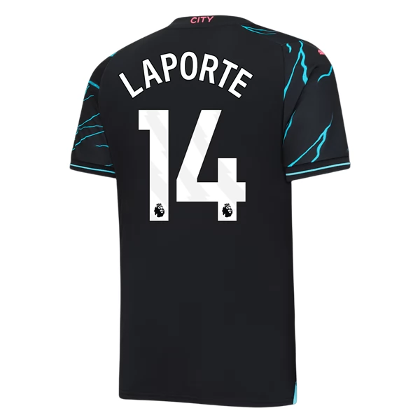 Maglia Manchester City Laporte 14 Divisa Terza 2023/24 Maglia Manchester City Laporte 14 Divisa Terza 2023/24