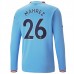 Maglia Manchester City Mahrez 26 Divisa Prima 2022/23 Manica Lunga