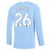 Maglia Manchester City Mahrez 26 Divisa Prima 2023/24 Manica Lunga