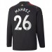 Maglia Manchester City Mahrez 26 Divisa Trasferta 2022/23 Manica Lunga