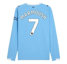 Maglia Manchester City Marmoush 7 Divisa Prima 2025/26 Manica Lunga