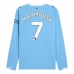 Maglia Manchester City Marmoush 7 Divisa Prima 2025/26 Manica Lunga Maglia Manchester City Marmoush 7 Divisa Prima 2025/26 Manica Lunga