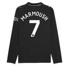 Maglia Manchester City Marmoush 7 Divisa Trasferta 2025/26 Manica Lunga