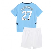 Maglia Manchester City Matheus N. 27 Bambino Divisa Prima 2024/25
