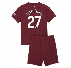 Maglia Manchester City Matheus N. 27 Bambino Divisa Terza 2024/25