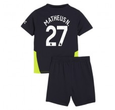 Maglia Manchester City Matheus N. 27 Bambino Divisa Trasferta 2024/25