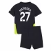 Maglia Manchester City Matheus N. 27 Bambino Divisa Trasferta 2024/25