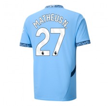 Maglia Manchester City Matheus N. 27 Divisa Prima 2024/25