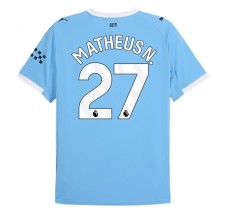 Maglia Manchester City Matheus N. 27 Divisa Prima 2025/26