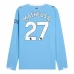 Maglia Manchester City Matheus N. 27 Divisa Prima 2025/26 Manica Lunga Maglia Manchester City Matheus N. 27 Divisa Prima 2025/26 Manica Lunga