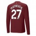 Maglia Manchester City Matheus N. 27 Divisa Terza 2024/25 Manica Lunga