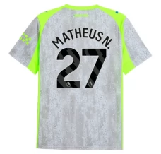 Maglia Manchester City Matheus N. 27 Divisa Terza 2025/26 Maglia Manchester City Matheus N. 27 Divisa Terza 2025/26