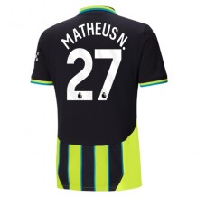 Maglia Manchester City Matheus N. 27 Divisa Trasferta 2024/25