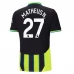 Maglia Manchester City Matheus N. 27 Divisa Trasferta 2024/25 Maglia Manchester City Matheus N. 27 Divisa Trasferta 2024/25
